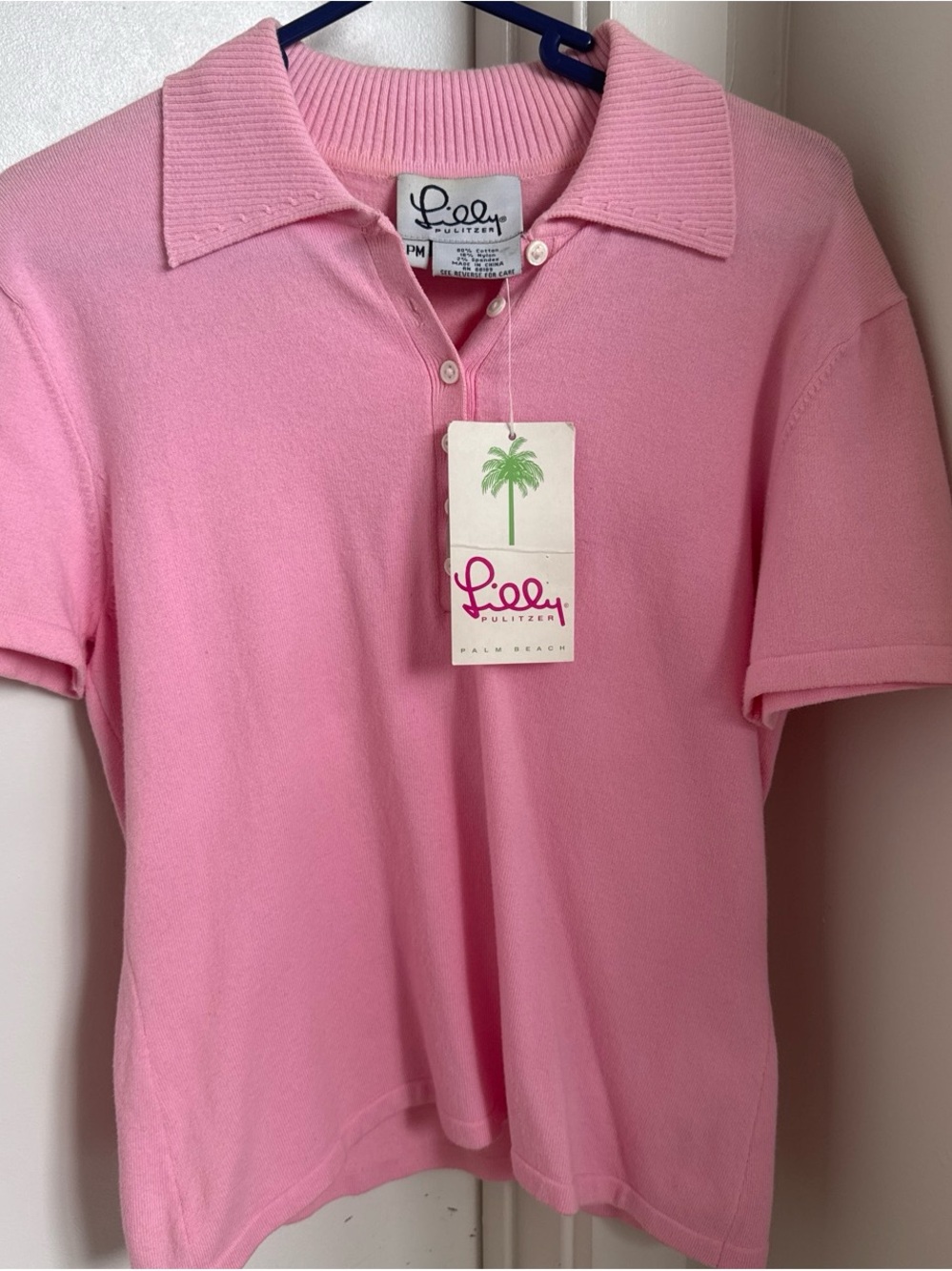 Lilly Pulitzer Pink Short-Sleeve Polo